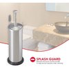 Home Basics Brushed Stainless Steel Toilet Brush with Holder TB41233